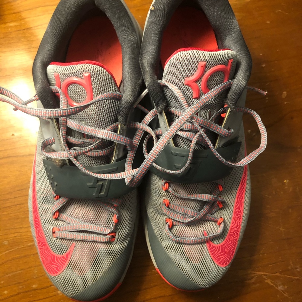 Men's KD 7 CALM BEFORE THE STORM GREY HYPER PUNCH